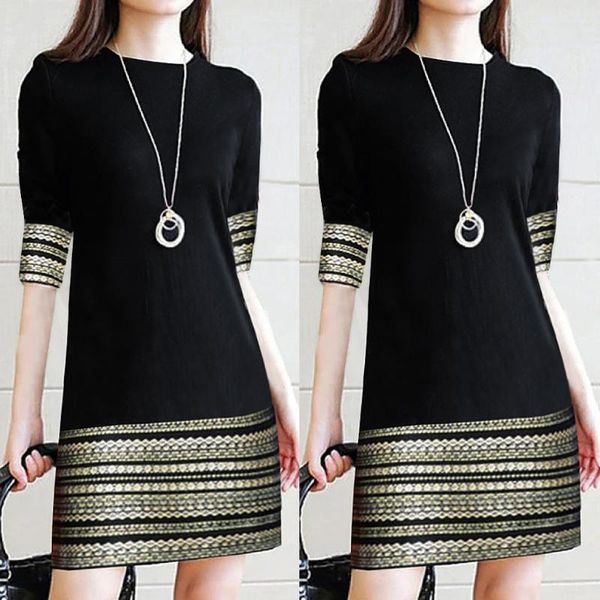 women vintage off black wrist elegant splice casual fashion noble valuable ladies summer dress drop 1121# dresses, Black;gray
women vintage off black wrist elegant splice casual fashion noble valuable ladies summer dress drop 1121# dresses, Black;gray