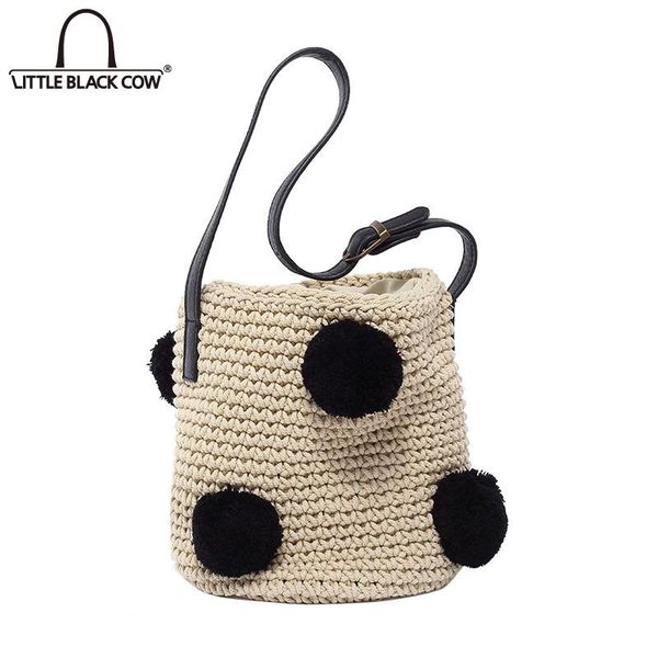 summer women weaving bucket bag fashion drawstring ball tassel handbag street sweet small shoulder female torebki damskie cross body
summer women weaving bucket bag fashion drawstring ball tassel handbag street sweet small shoulder female torebki damskie cross body