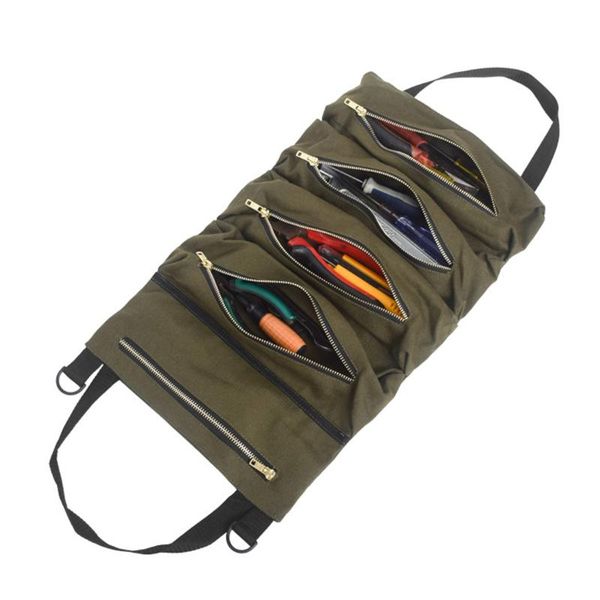 car organizer with strap interior foldable canvas zipper closure auto roll up storage bag back seat hanging tools large capacity
car organizer with strap interior foldable canvas zipper closure auto roll up storage bag back seat hanging tools large capacity