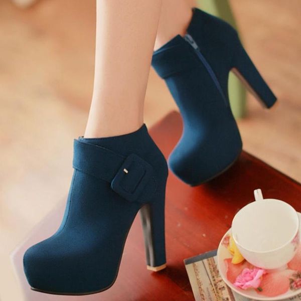 boots lapolaka brand classic vintage flock ladies office party buckle zipper platform ankle high heels shoes woman, Black
boots lapolaka brand classic vintage flock ladies office party buckle zipper platform ankle high heels shoes woman, Black