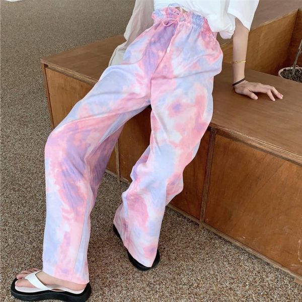 women fashion pants tie-dye loose wide-leg pants casual comfortable breathable autumn trousers streetwear, Black;white
women fashion pants tie-dye loose wide-leg pants casual comfortable breathable autumn trousers streetwear, Black;white