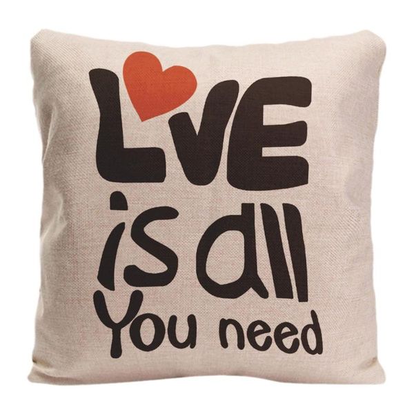 love is all you need printed pillowcase cotton linen cushion cover for bed sofa car seat home decoration by lvsure cushion/decorative pillow
love is all you need printed pillowcase cotton linen cushion cover for bed sofa car seat home decoration by lvsure cushion/decorative pillow