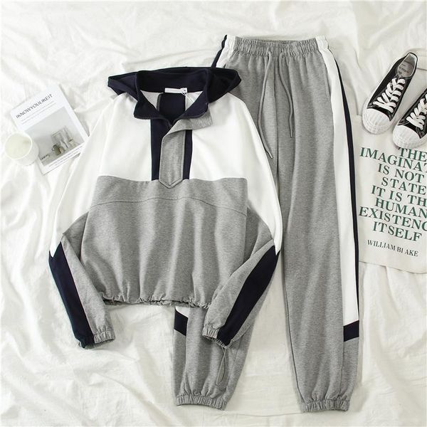 two piece dress mooirue women casual sports sets zipper hooded sweatshirt pullover + striped high waist long pant matching set plus size, White
two piece dress mooirue women casual sports sets zipper hooded sweatshirt pullover + striped high waist long pant matching set plus size, White