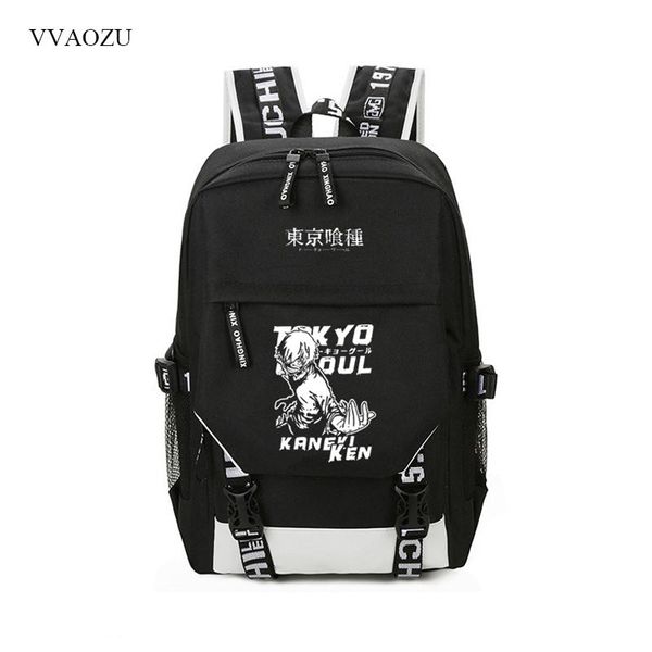 backpack tokyo ghoul schoolbag cartoon kaneki ken casual back pack usb charging large capacity bagpack for teenagers male mochila
backpack tokyo ghoul schoolbag cartoon kaneki ken casual back pack usb charging large capacity bagpack for teenagers male mochila