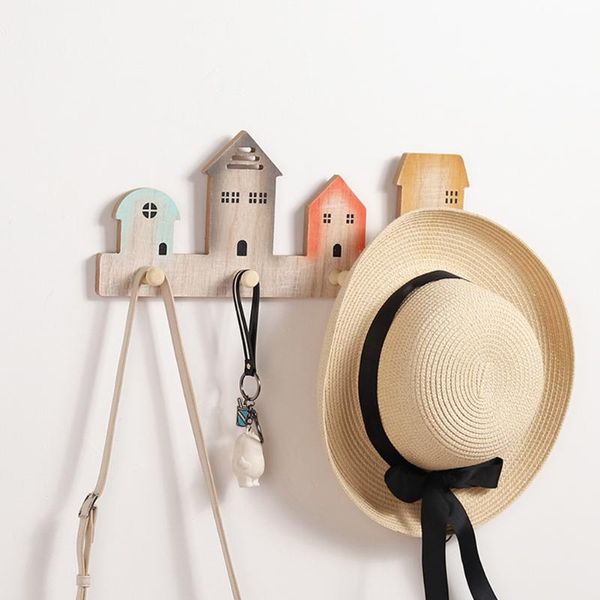 hooks & rails for entryway hat hanger colorful house shape office key hook wooden holder wall mounted bathroom door back organizer home deco
hooks & rails for entryway hat hanger colorful house shape office key hook wooden holder wall mounted bathroom door back organizer home deco