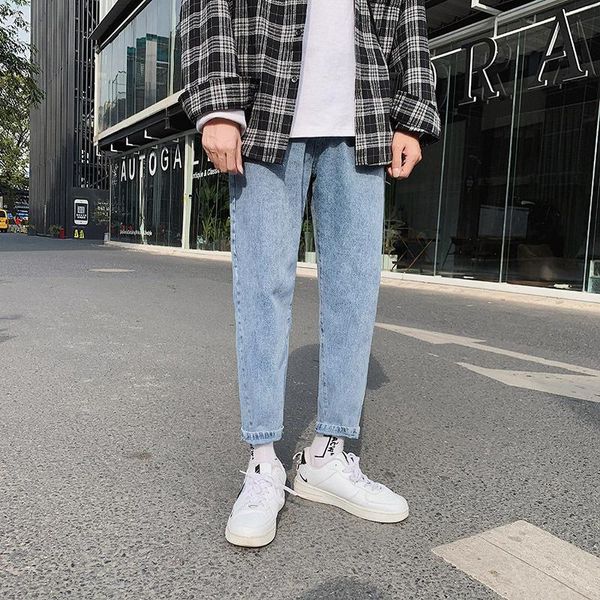 summer mens denim pant korean style loose straight streetwear ankle length trousers fashion brand male casual jeans je467 men's pants, Black
summer mens denim pant korean style loose straight streetwear ankle length trousers fashion brand male casual jeans je467 men's pants, Black