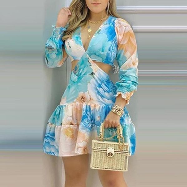 casual dresses dress vacation 2021 women elegant v-neck floral print cutout tied detail backless, Black;gray
casual dresses dress vacation 2021 women elegant v-neck floral print cutout tied detail backless, Black;gray