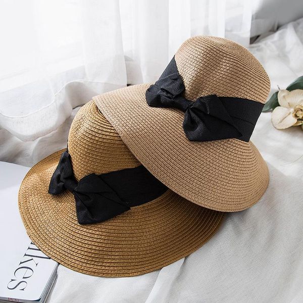 spring and summer straw hat foldable sun protection beach sun-proof bucket female bow beanies
spring and summer straw hat foldable sun protection beach sun-proof bucket female bow beanies