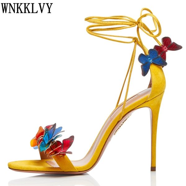 runway summer sandals women suede butterfly flower decor thin high heels party dress shoes ankle strappy gladiator sandalias, Black
runway summer sandals women suede butterfly flower decor thin high heels party dress shoes ankle strappy gladiator sandalias, Black