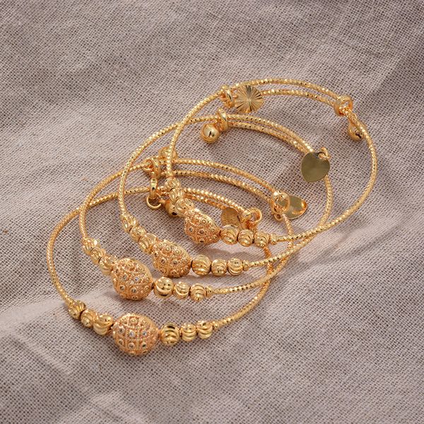 4pcs 24k african arab kids baby/girls jewelry gold color bangles for kids bangle & bracelets ethiopian jewelry for children 201211, Black
4pcs 24k african arab kids baby/girls jewelry gold color bangles for kids bangle & bracelets ethiopian jewelry for children 201211, Black