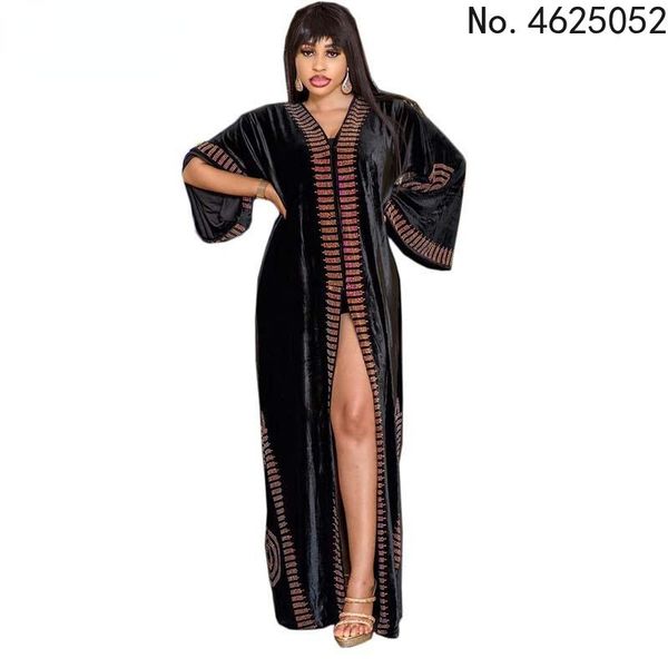 ethnic clothing velvet african dresses for women dashiki robe sequins v neck big swing maxi dress partyclub vestidos bust112cm, Red
ethnic clothing velvet african dresses for women dashiki robe sequins v neck big swing maxi dress partyclub vestidos bust112cm, Red