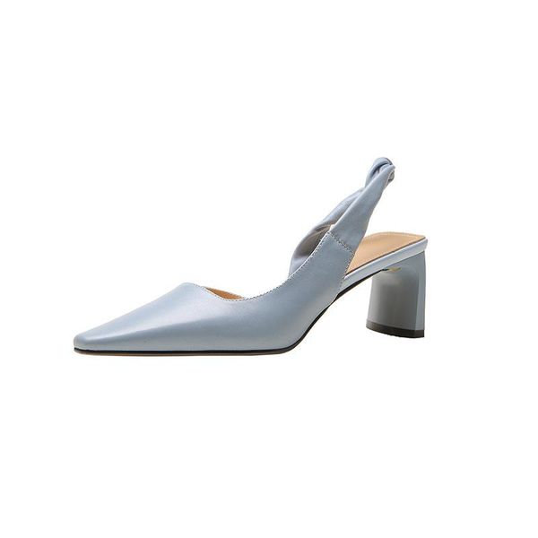 dress shoes web celebrity leather chunky heels with a wrap head and high for women's versatile sandals, Black
dress shoes web celebrity leather chunky heels with a wrap head and high for women's versatile sandals, Black