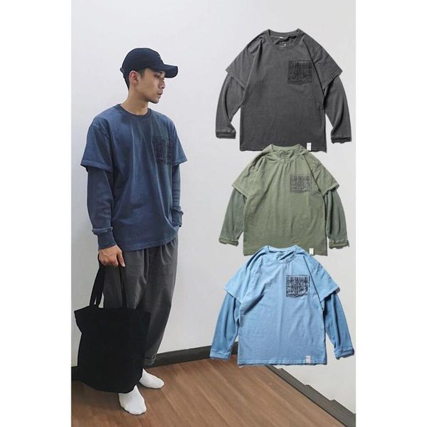 men's hoodies & sweatshirts madness long-sleeved t-shirt travel wear trendy loose fake two-piece bottoming shirt mdns, Black
men's hoodies & sweatshirts madness long-sleeved t-shirt travel wear trendy loose fake two-piece bottoming shirt mdns, Black