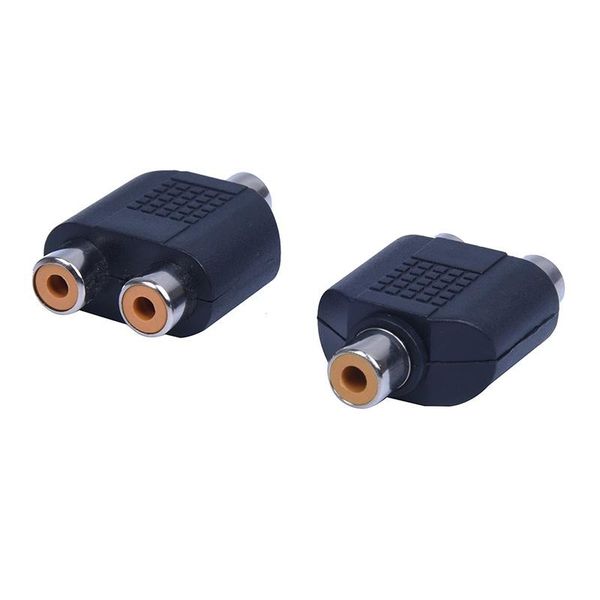 audio cables & connectors 2 pcs rca av splitter y adapter 1 female female, black
audio cables & connectors 2 pcs rca av splitter y adapter 1 female female, black