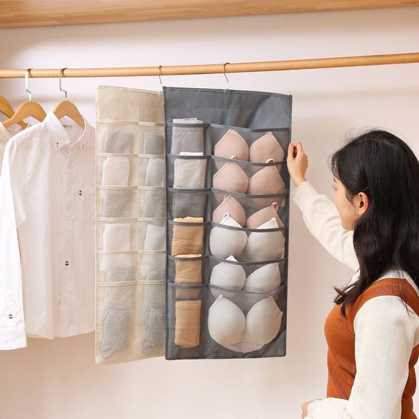 storage bags 2021 thick oxford cloth hanging bag wall decoration dormitory double-sided underwear socks bra fabric buggy
storage bags 2021 thick oxford cloth hanging bag wall decoration dormitory double-sided underwear socks bra fabric buggy