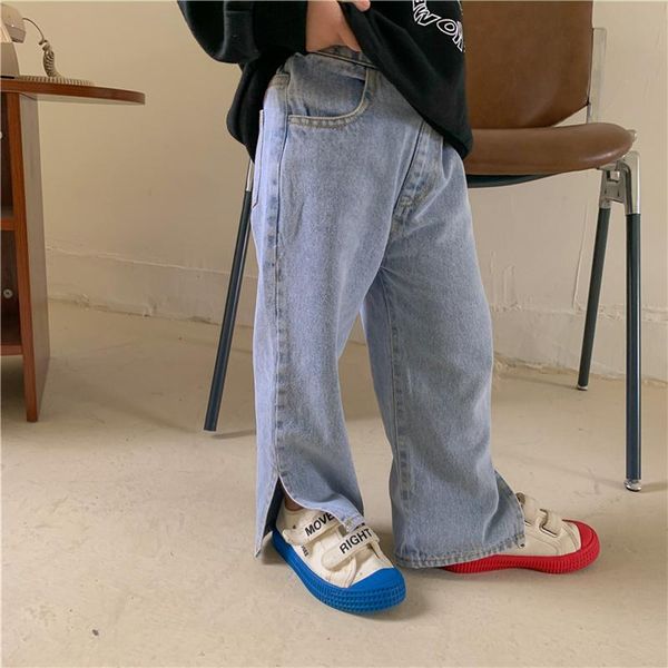 jeans autumn girls fashion split straight denim pants 2021 solid color streetwear oversized, Blue
jeans autumn girls fashion split straight denim pants 2021 solid color streetwear oversized, Blue