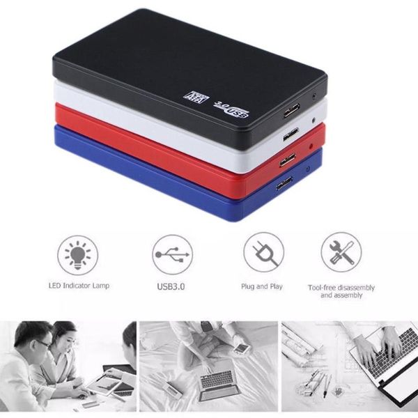 usb3.0 sata 2.5" hard drive external enclosure hdd disk case box mobile bank power portable travel di n6d5 computer cables & connectors
usb3.0 sata 2.5" hard drive external enclosure hdd disk case box mobile bank power portable travel di n6d5 computer cables & connectors