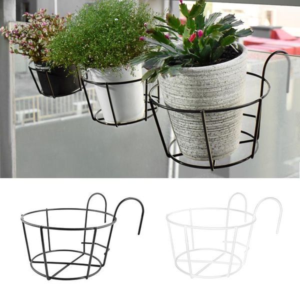 planters & pots 1pcs round flower pot hanger wrought iron guardrail hanging shelf balcony stand railing
planters & pots 1pcs round flower pot hanger wrought iron guardrail hanging shelf balcony stand railing
