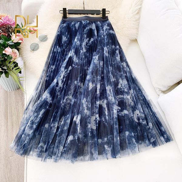 skirts women a line tulle skirt spring summer tie-dyeing mesh midi pleated high waist elegant female maxi tutu rh, Black
skirts women a line tulle skirt spring summer tie-dyeing mesh midi pleated high waist elegant female maxi tutu rh, Black