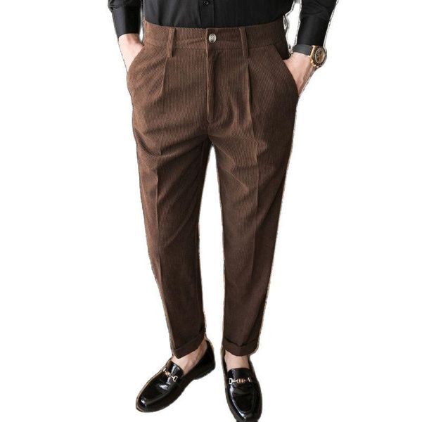 men's pants corduroy autumn and winter korean youth casual coffee men trousers mens clothing, Black
men's pants corduroy autumn and winter korean youth casual coffee men trousers mens clothing, Black