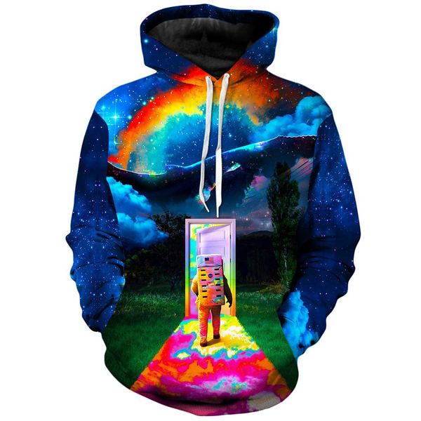 Spaceman and planet pattern Fierce 3D printing hoodie visual impact party top punk goth round neck high quality sweater hoodie, Black
Spaceman and planet pattern Fierce 3D printing hoodie visual impact party top punk goth round neck high quality sweater hoodie, Black