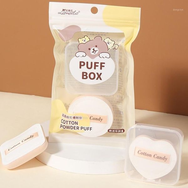 2pcs soft flocking powder puff natural smooth cosmetic air cushion portable suspenable storage case transparent box sponges, applicators & c
2pcs soft flocking powder puff natural smooth cosmetic air cushion portable suspenable storage case transparent box sponges, applicators & c