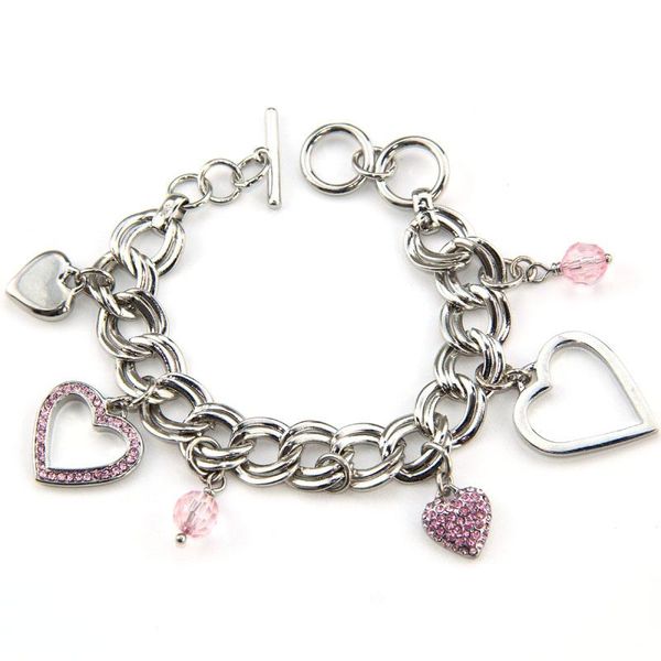 link, chain trendy bracelets with charms of heart shapes cystal beads accosseries all-match fashion shiny hand jewelry costume jewellery, Black
link, chain trendy bracelets with charms of heart shapes cystal beads accosseries all-match fashion shiny hand jewelry costume jewellery, Black