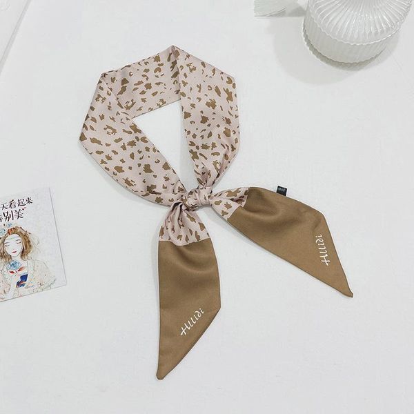 scarves small strip silk scarf leopard print ribbon hairband women's simple foreign style fashion narrow long, Blue;gray
scarves small strip silk scarf leopard print ribbon hairband women's simple foreign style fashion narrow long, Blue;gray