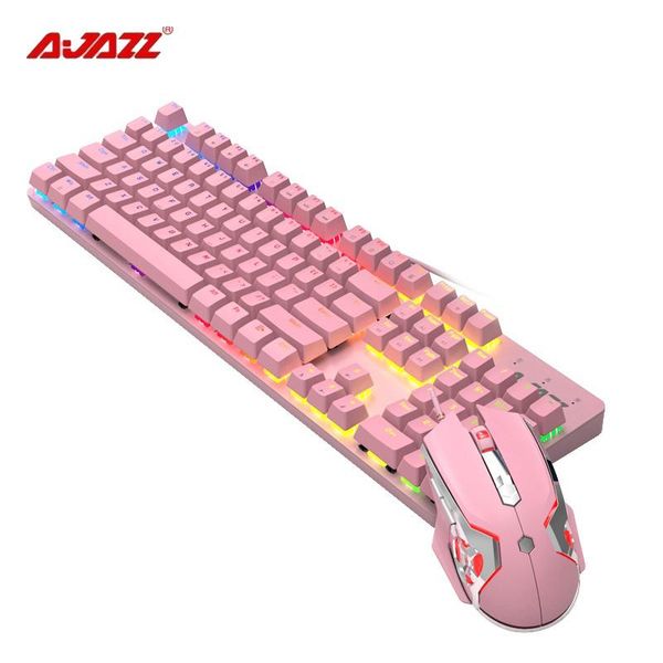 keyboard mouse combos 104-key pink mechanical and wired combo rgb lighting no conflict ergonomics 8000dpi mice
keyboard mouse combos 104-key pink mechanical and wired combo rgb lighting no conflict ergonomics 8000dpi mice