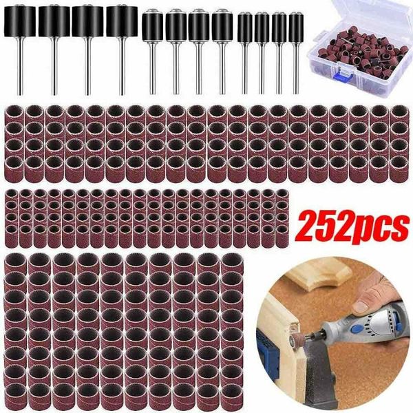 nail art kits 252pcs sanding drum kit for drill bits dremel accessories rotary tool + box band manicure pedicure set
nail art kits 252pcs sanding drum kit for drill bits dremel accessories rotary tool + box band manicure pedicure set