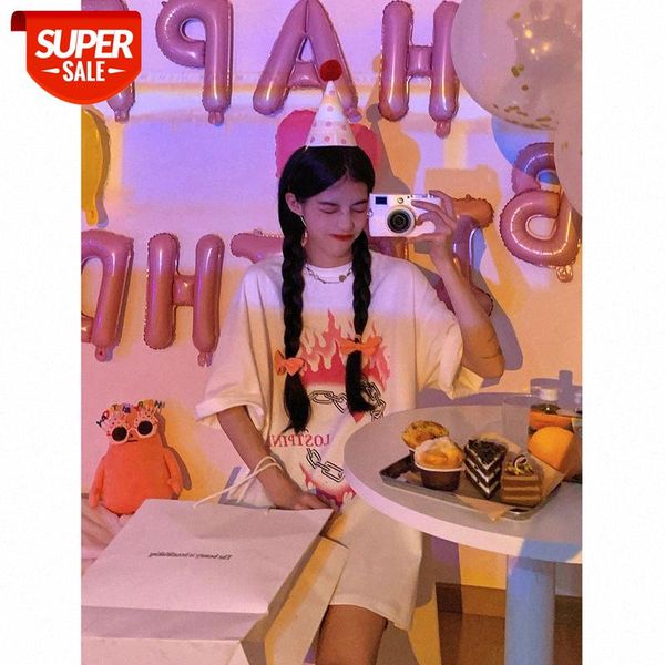 shop qingchao play t-shirt women's bottoming shirt design sense loose short-sleeved #pr1l, White
shop qingchao play t-shirt women's bottoming shirt design sense loose short-sleeved #pr1l, White