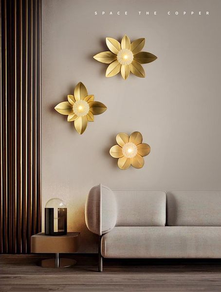 wall lamp american copper led lotus modern bedroom bedside corridor aisle lights
wall lamp american copper led lotus modern bedroom bedside corridor aisle lights
