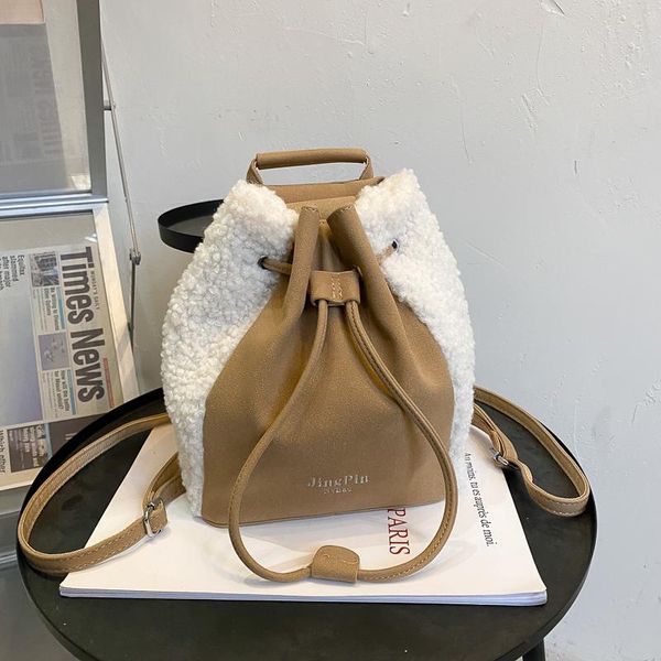 backpack doranmi soft fur patchwork suede bucket schoolbag women 2021 winter female rucksacks book bag mochila sb833
backpack doranmi soft fur patchwork suede bucket schoolbag women 2021 winter female rucksacks book bag mochila sb833