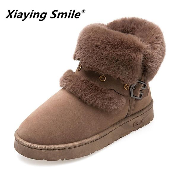 boots xiaying smile winter women snow basic flock buckle strap shoes ladies fashion keep warm short plush faux fur, Black
boots xiaying smile winter women snow basic flock buckle strap shoes ladies fashion keep warm short plush faux fur, Black