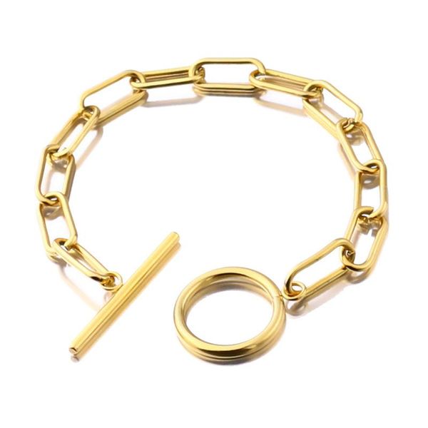 link, chain stainless steel bracelets gold silver color 18cm\21cm \23cm long ot bracelet for women men jewelry gifts, 1 piece, Black
link, chain stainless steel bracelets gold silver color 18cm\21cm \23cm long ot bracelet for women men jewelry gifts, 1 piece, Black