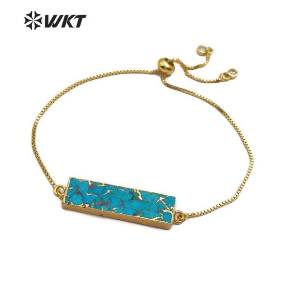 charm bracelets wt-b473 wkt gold electroplated rectangle blue vein turquoises bracelet women vintage jewelry, Golden;silver
charm bracelets wt-b473 wkt gold electroplated rectangle blue vein turquoises bracelet women vintage jewelry, Golden;silver