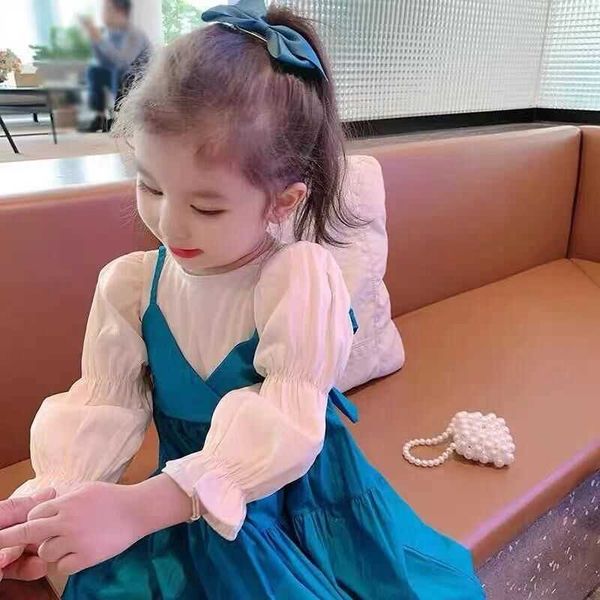 girls 2021 children's foreign style net red drs girls spring and autumn long sleeve fashionable princs skirt, Black;gray
girls 2021 children's foreign style net red drs girls spring and autumn long sleeve fashionable princs skirt, Black;gray
