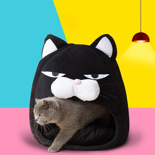 fodabe cat bed warm cat house nest cartoon soft pet seeping kenne cats cave basket kitten ounger cushion tent pet pies
fodabe cat bed warm cat house nest cartoon soft pet seeping kenne cats cave basket kitten ounger cushion tent pet pies