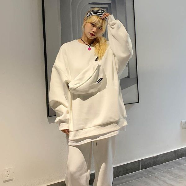women's two piece pants street casual sweatshirt style tiffany blue sports and leisure suit women sweater y2k womens clothi, White
women's two piece pants street casual sweatshirt style tiffany blue sports and leisure suit women sweater y2k womens clothi, White