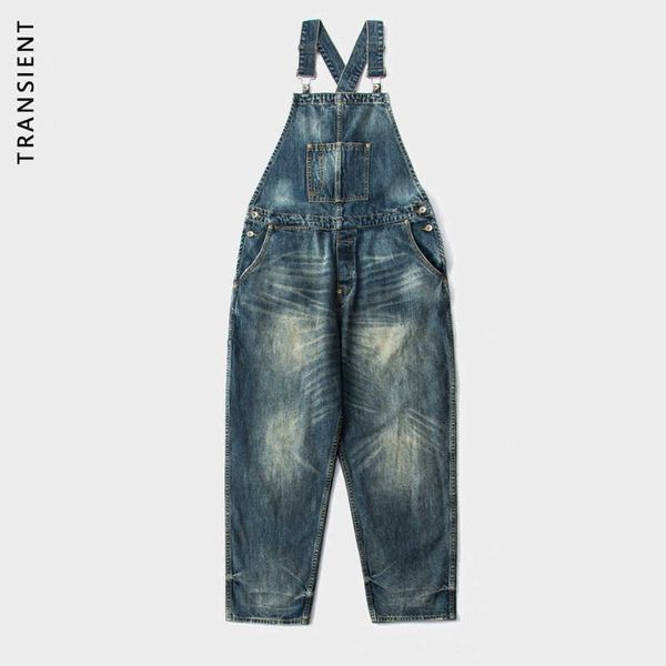 men's trs wear | 2021ss heavy industry washing high technology loose cone-shaped one-piece suspenders jeans, Blue
men's trs wear | 2021ss heavy industry washing high technology loose cone-shaped one-piece suspenders jeans, Blue