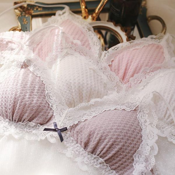 bras sets japanese women underwear set comfortable lovely full lace triangle cup sleep bralette panties breathable lingerie, Red;black
bras sets japanese women underwear set comfortable lovely full lace triangle cup sleep bralette panties breathable lingerie, Red;black