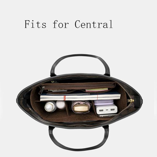 bag parts & accessories women insert organizer makeup handbag travel inner purse portable cosmetic inside bags for central, Black
bag parts & accessories women insert organizer makeup handbag travel inner purse portable cosmetic inside bags for central, Black