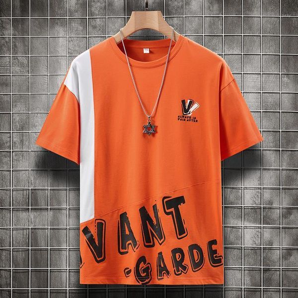 men's dress shirts summer fashion brand short sleeve t-shirt personalized wear youth loose casual falling shoulder, White;black
men's dress shirts summer fashion brand short sleeve t-shirt personalized wear youth loose casual falling shoulder, White;black