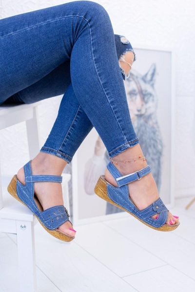 sandals women's jeans blue daisy model, Black
sandals women's jeans blue daisy model, Black