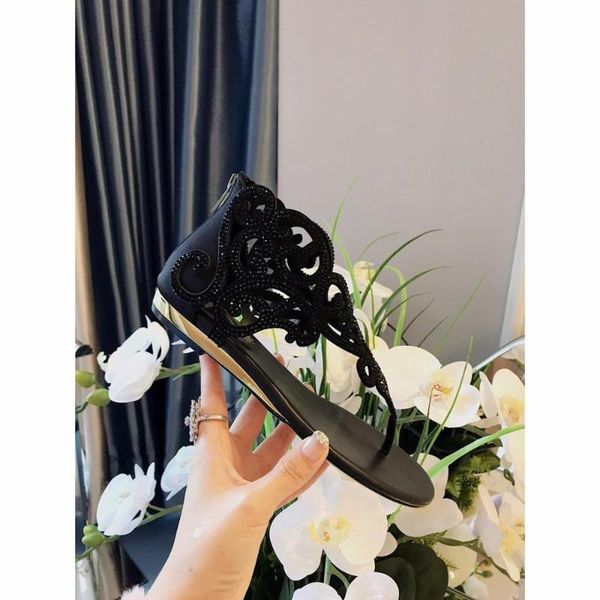 shoes women designer sandals ballet flats thong chaussure femme zapatos de mujer zip, Black
shoes women designer sandals ballet flats thong chaussure femme zapatos de mujer zip, Black