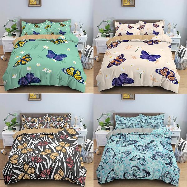 animal bedding set butterfly duvet cover with pillowcase quilt king bed linens kids youth home textile sets
animal bedding set butterfly duvet cover with pillowcase quilt king bed linens kids youth home textile sets