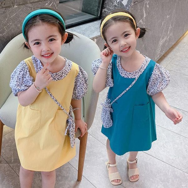 girl's dresses born infant baby girls summer kids clothes puff sleeve floral princess dress+bag dress for girl vestidos de verano, Red;yellow
girl's dresses born infant baby girls summer kids clothes puff sleeve floral princess dress+bag dress for girl vestidos de verano, Red;yellow
