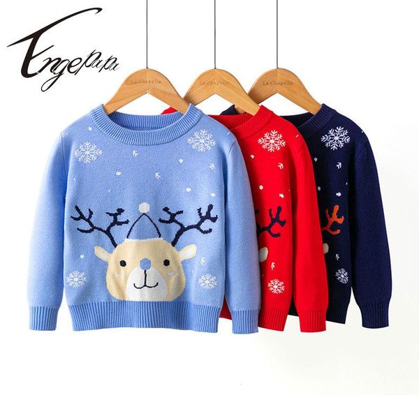 pullover engepapa baby style 2021 christmas snowflake sweater long sleeves spring winter children's clothes boy girl year, Blue
pullover engepapa baby style 2021 christmas snowflake sweater long sleeves spring winter children's clothes boy girl year, Blue