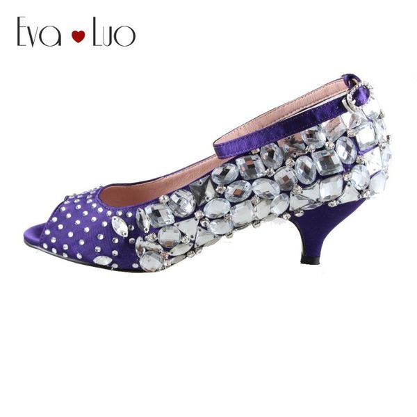 dress shoes chs952 dhl custom made purple crystal italian low heel open toe women pumps, Black
dress shoes chs952 dhl custom made purple crystal italian low heel open toe women pumps, Black