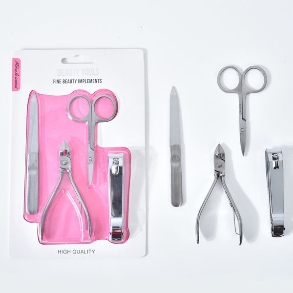four multifunctional stainless steel piece for home life clippers nail sharpening and manicure tool set
four multifunctional stainless steel piece for home life clippers nail sharpening and manicure tool set